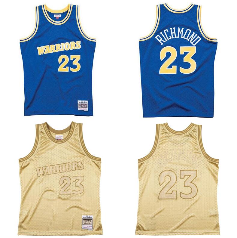 

Stitched Mitch Richmond basketball Jersey S-6XL Mitchell & Ness 1990-91 Mesh Hardwoods Classics retro version Men Women Youth jerseys, Stitched jersey