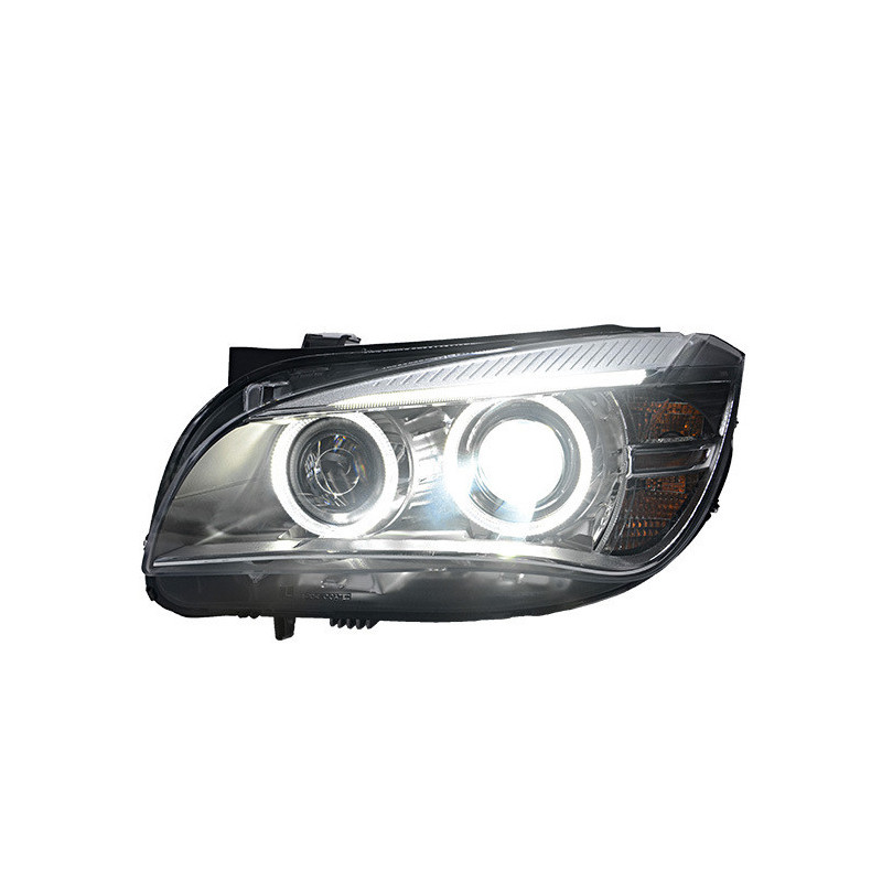 Headlights LED Lighting Accessories For BMW X1 2012-20 15 DRL Angel Eye Turn Signal Lights High Beam Front Lamp