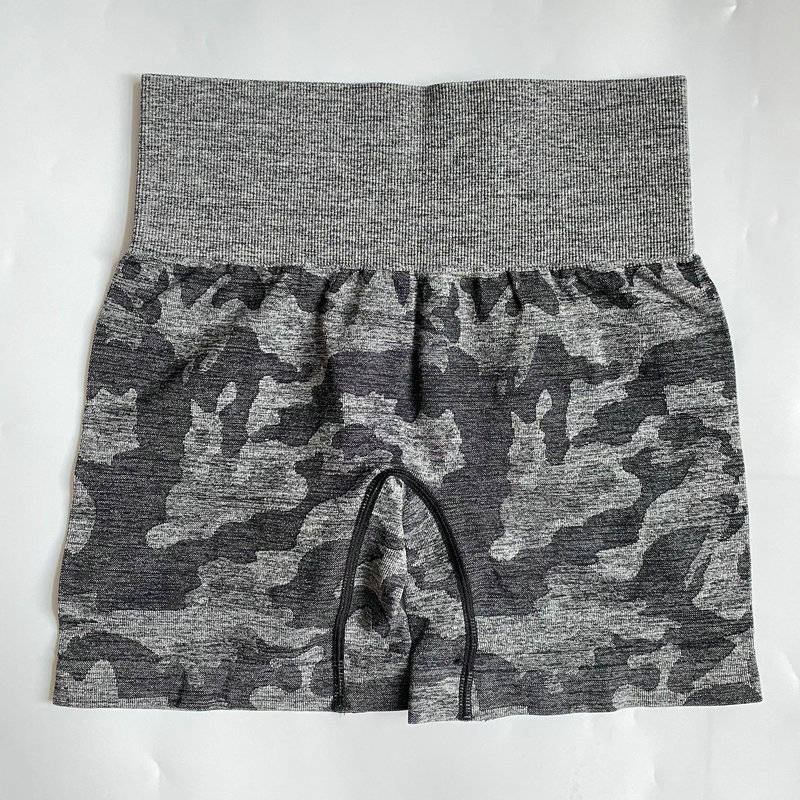 10 Colors Camouflage Fitness Yoga Shorts High Waist Camo GYM Seamless Scrunch Butt Women Running Sport 220429