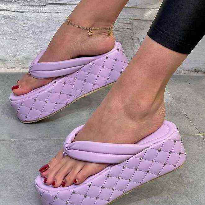 Sandals Womens High Heels Sandal Thick Bottom Casual Flip Flops Ladies Summer Wedges Slippers Women Platform Shoes 220323, Beige
Sandals Womens High Heels Sandal Thick Bottom Casual Flip Flops Ladies Summer Wedges Slippers Women Platform Shoes 220323, Beige