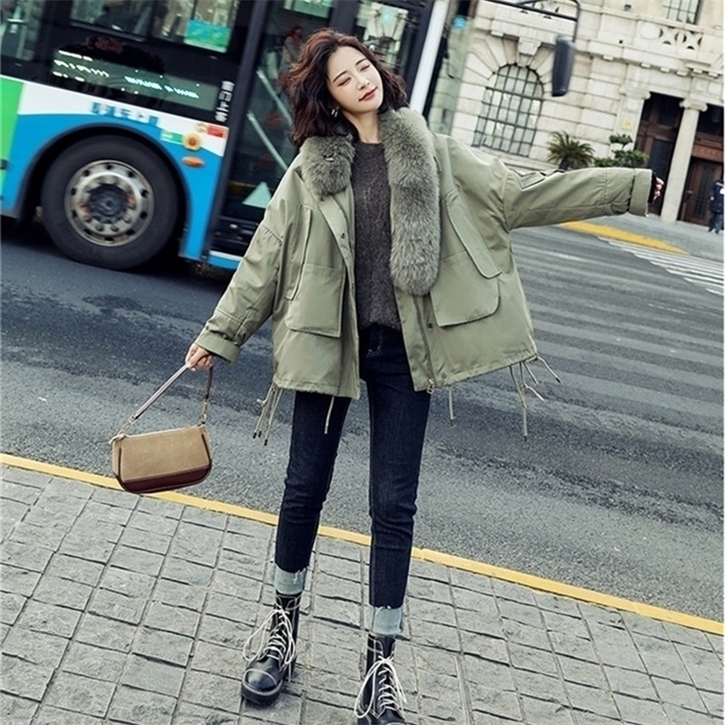 Winter For Fashion Female Cotton Coat Jacket Women Parkas Casual Jackets Parka Wadded 201201
Winter For Fashion Female Cotton Coat Jacket Women Parkas Casual Jackets Parka Wadded 201201