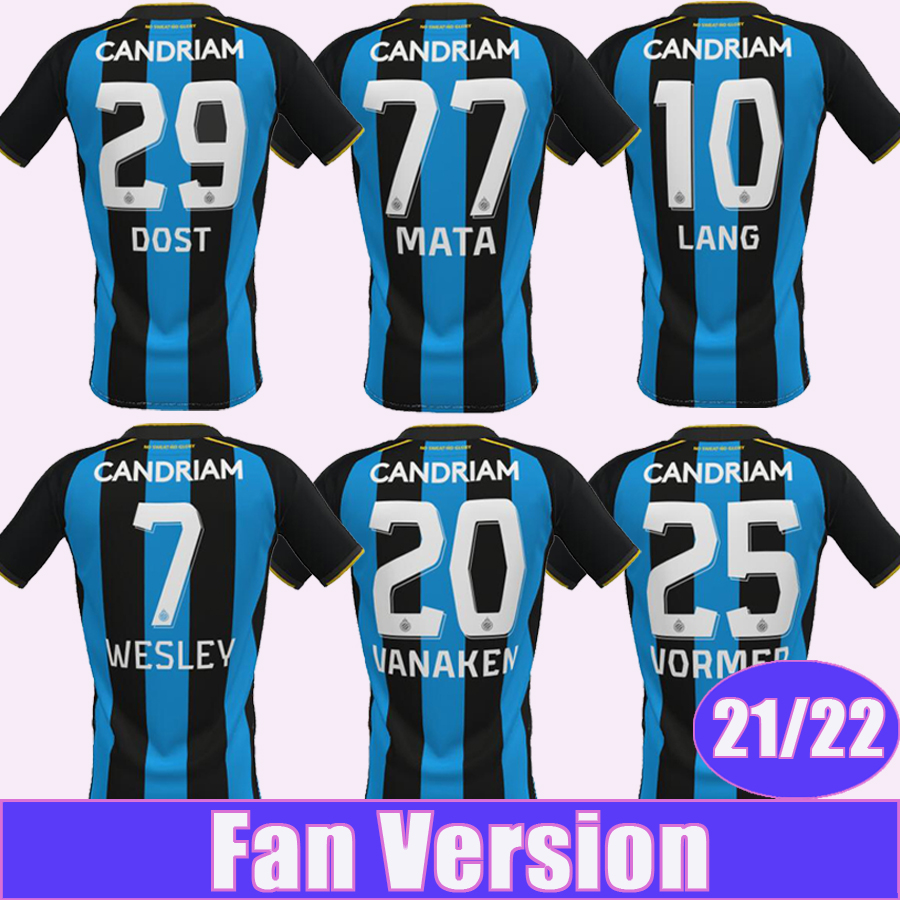 21 22 Club Brugge MATA DOST VANAKEN Men Soccer Jerseys LANG VORMER DE KETELAERE E.BALANTA Home Away Shirt Short Sleeves Adult Uniforms, Qm6089 21 22 home no patch
21 22 Club Brugge MATA DOST VANAKEN Men Soccer Jerseys LANG VORMER DE KETELAERE E.BALANTA Home Away Shirt Short Sleeves Adult Uniforms, Qm6089 21 22 home no patch