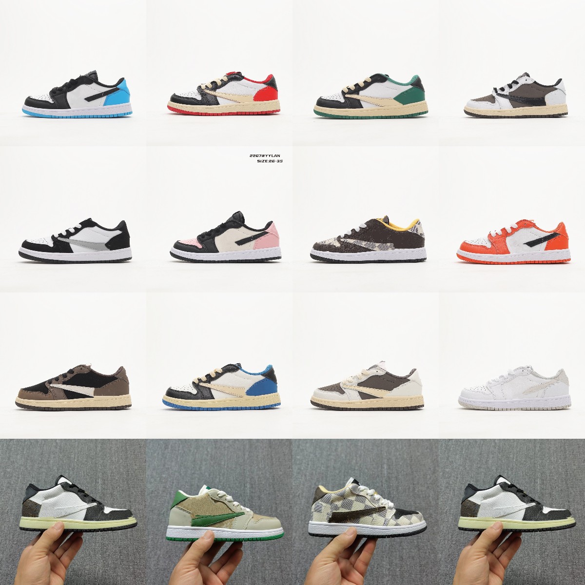 2022 Little Kids Toddler TD Travis 1 Low Sneaker Shoes Jumpman OG Military Blue Fragment Cactus Jack Saturn Gold Baroque Brown Children 1S Dark Mocha Reverse Trainer, Fill postage
2022 Little Kids Toddler TD Travis 1 Low Sneaker Shoes Jumpman OG Military Blue Fragment Cactus Jack Saturn Gold Baroque Brown Children 1S Dark Mocha Reverse Trainer, Fill postage