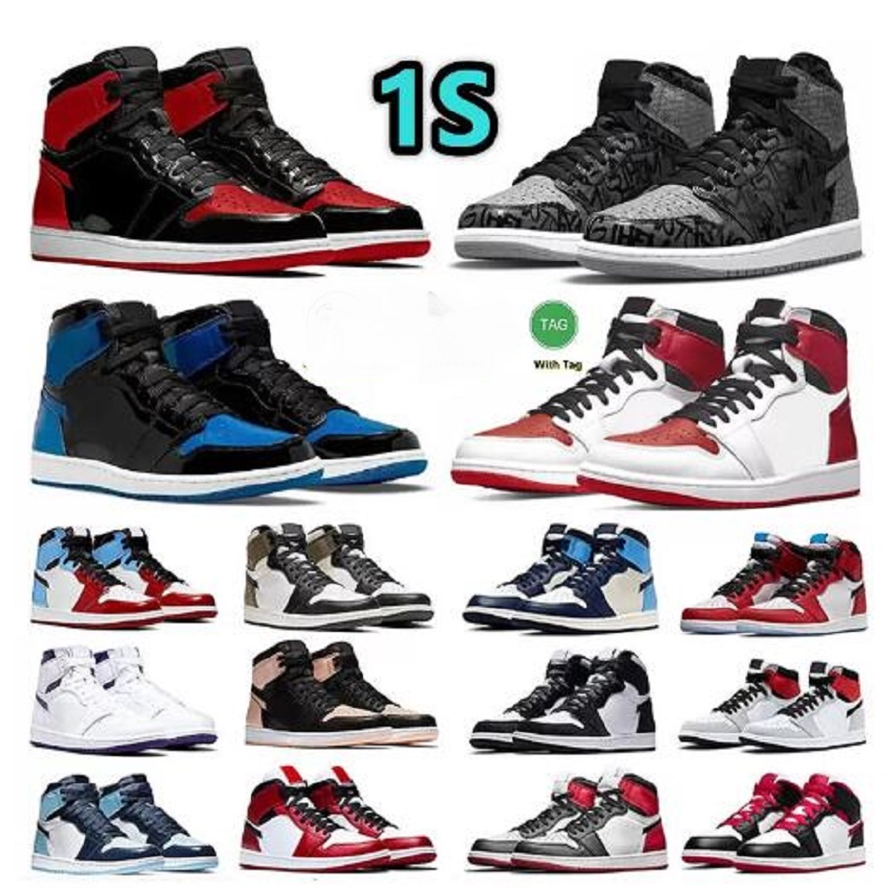 jumpman 1 1s Mens basketball shoes shoe Heritage Sneakers Bred Patent Royal fragment University Blue Hype Dark Mocha Shadow men women trainer sports shoe, #24
jumpman 1 1s Mens basketball shoes shoe Heritage Sneakers Bred Patent Royal fragment University Blue Hype Dark Mocha Shadow men women trainer sports shoe, #24