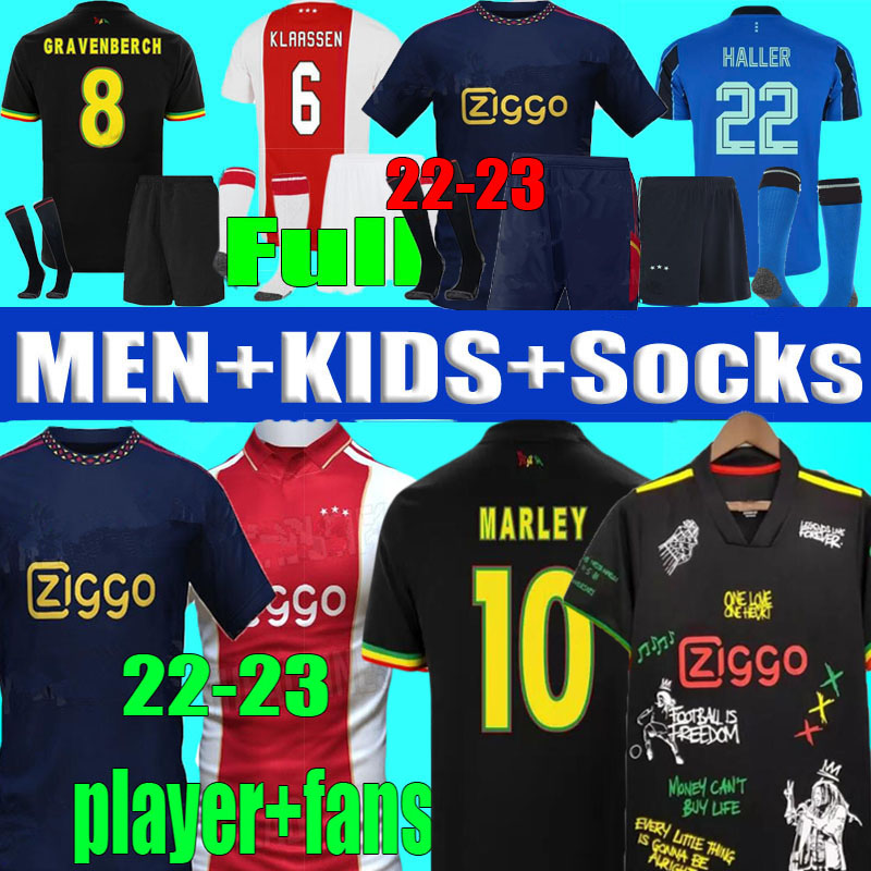 2022 2023 TADIC Bob Marley soccer jersey home 21 22 23 Ajaxs KUDUS ANTONY BLIND PROMES HALLER NERES CRUYFF LITTLE BIRDS men kids football kit shirt third set uniforms, 22-23 away
2022 2023 TADIC Bob Marley soccer jersey home 21 22 23 Ajaxs KUDUS ANTONY BLIND PROMES HALLER NERES CRUYFF LITTLE BIRDS men kids football kit shirt third set uniforms, 22-23 away