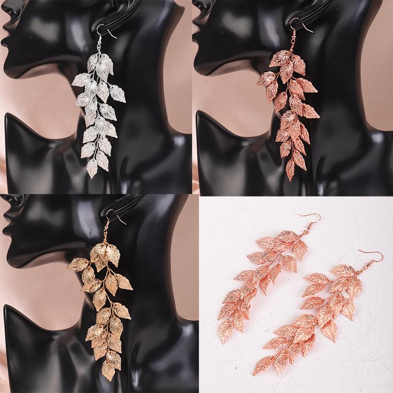 Dangle & Chandelier Bridal And Wedding Long Silver Gold Handmade Earrings Hair Clips With Leaves For Women Girls Party Prom PageantDangle
Dangle & Chandelier Bridal And Wedding Long Silver Gold Handmade Earrings Hair Clips With Leaves For Women Girls Party Prom PageantDangle