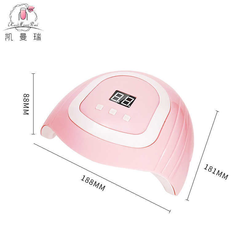48W Nail Dryer LED Nail Lamp UV Lamp For Curing All Gel Nail Polish With Motion Sensing Manicure Pedicure Salon Tool