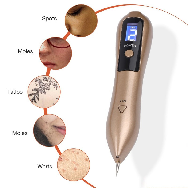 Laser Plasma Pen Freckle Remover Machine LCD Mole Removal Dark Spot Remover Skin Wart Tag Tattoo Remaval Tool Beauty Salon 220415