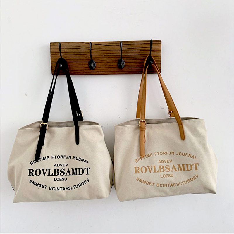 Women Tote Bag Canvas Shoulder Bag with A Coin Bag Girl Shopper Purse Fashion Casual Letter Printing Large Capacity Handbag 220616, Zongse
Women Tote Bag Canvas Shoulder Bag with A Coin Bag Girl Shopper Purse Fashion Casual Letter Printing Large Capacity Handbag 220616, Zongse