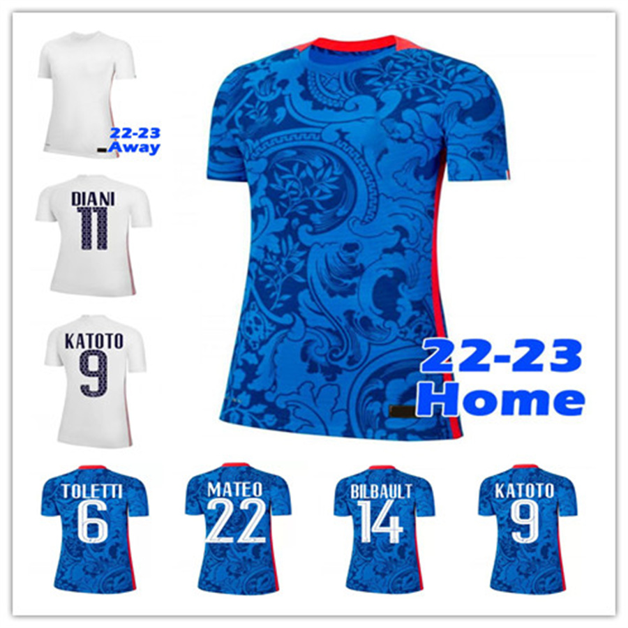 22/23 French Women Player version Soccer Jerseys 2022 2023 BILBAULT DIANI KATOTO MATEO TOLETTI PALIS GEYORO Football Uniforms LADY fEminine Shirts, 22-23 away player version
22/23 French Women Player version Soccer Jerseys 2022 2023 BILBAULT DIANI KATOTO MATEO TOLETTI PALIS GEYORO Football Uniforms LADY fEminine Shirts, 22-23 away player version