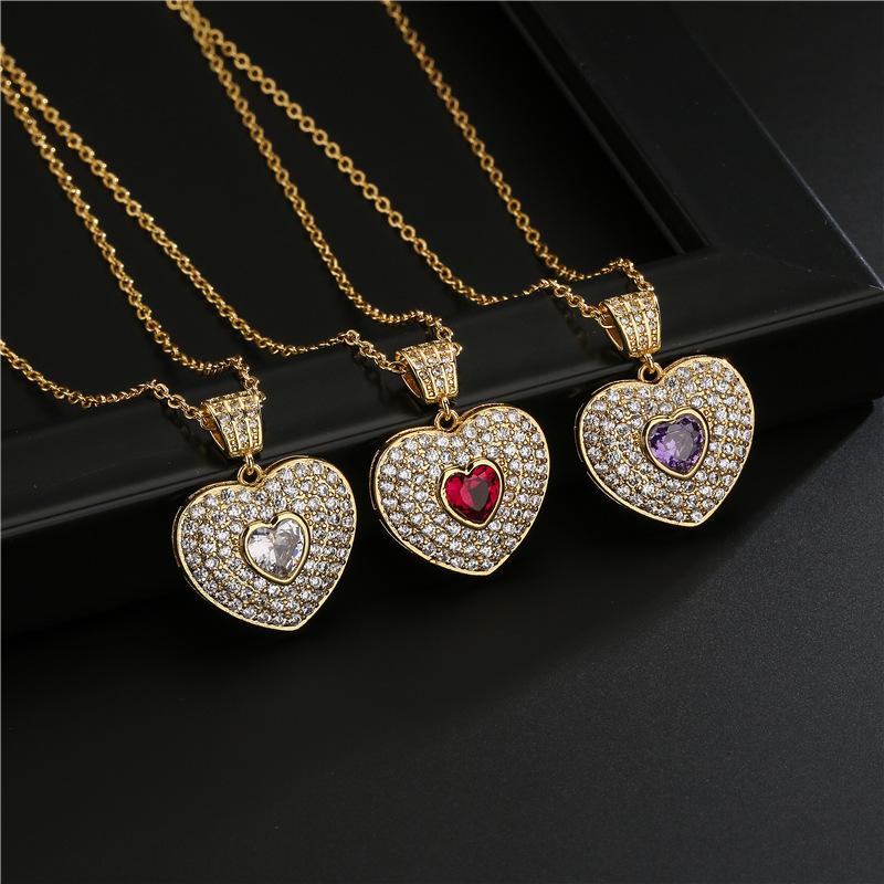 Chains European And American Heart Color Necklace For Women Charm Choker Necklaces Fashion Jewelry GiftChains
Chains European And American Heart Color Necklace For Women Charm Choker Necklaces Fashion Jewelry GiftChains