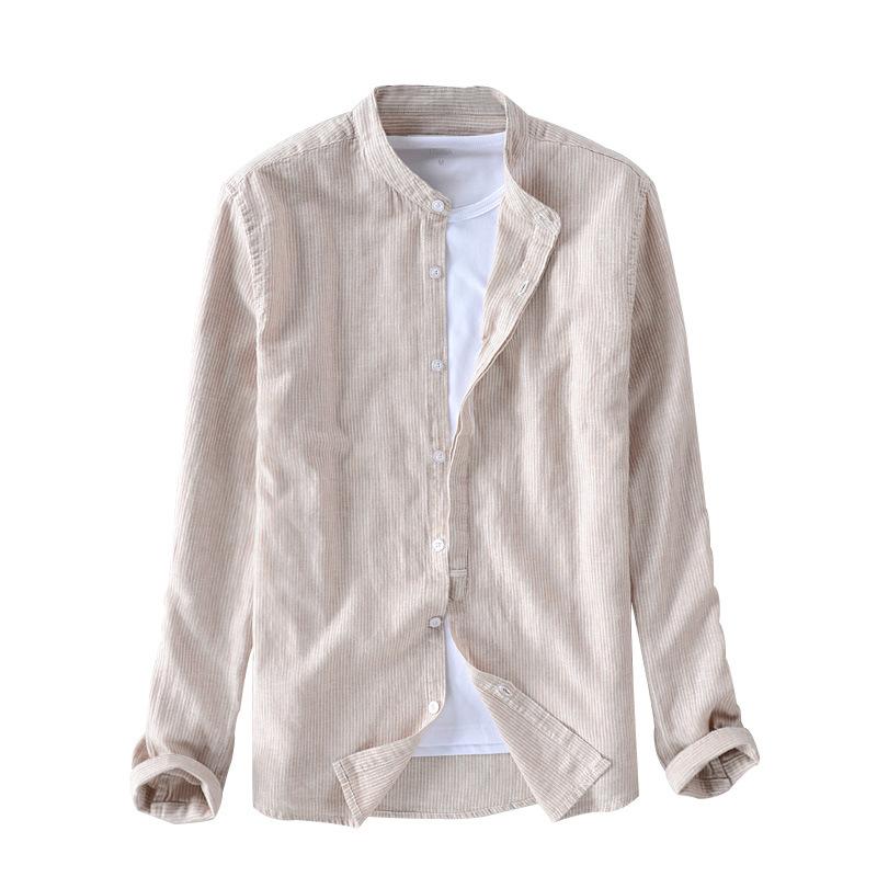 Men's Casual Shirts Autumn Spring Mens Plaid Long Sleeve 45% Cotton 55% Linen Shirt Men Retro Style Camiseta MasculinaMen's, Gray
Men's Casual Shirts Autumn Spring Mens Plaid Long Sleeve 45% Cotton 55% Linen Shirt Men Retro Style Camiseta MasculinaMen's, Gray