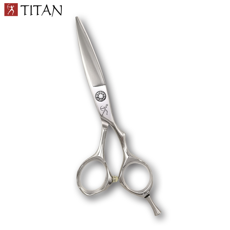 Titan high quality beard ball screw hand made sharp VG10 steel hair cutting scissors free 220317