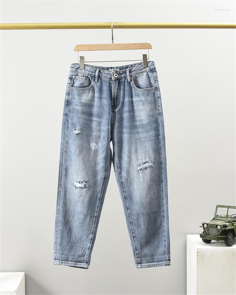 Men's Jeans Spring And Autumn Men's Fashionable Pants Ankle Revealing Imitation Holes Classic Versatile BlueMen's Men'sMen's Bert22, Blue
Men's Jeans Spring And Autumn Men's Fashionable Pants Ankle Revealing Imitation Holes Classic Versatile BlueMen's Men'sMen's Bert22, Blue