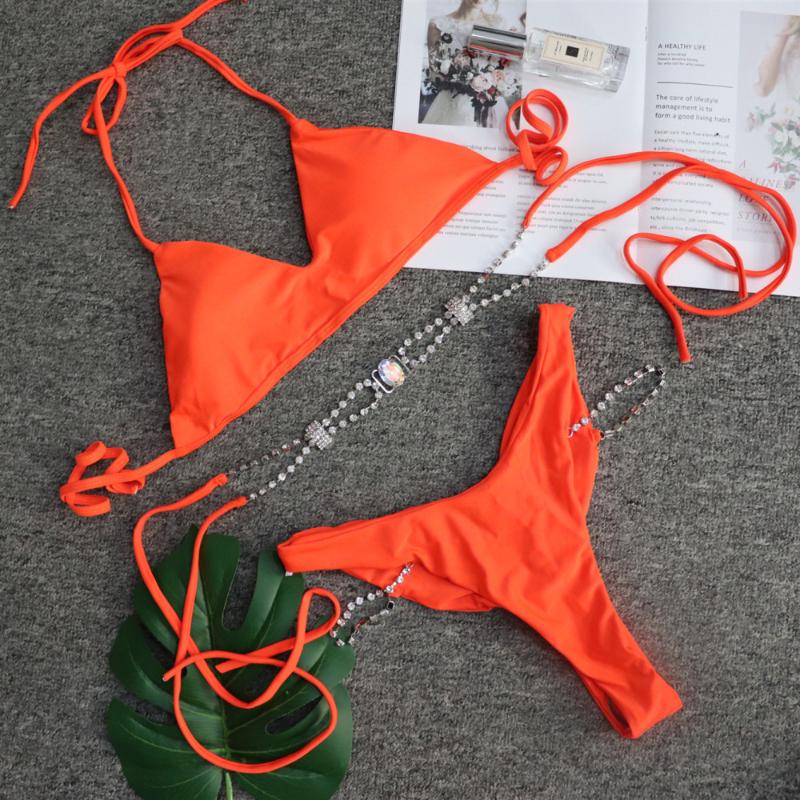 Women' Swimwear Swimming Suit For Women Crystal Gemstone Diamond Sexy Embellished Bikini Set Strap Solid Swimsuit Bath Beach Biquini CC105W, Green
Women' Swimwear Swimming Suit For Women Crystal Gemstone Diamond Sexy Embellished Bikini Set Strap Solid Swimsuit Bath Beach Biquini CC105W, Green