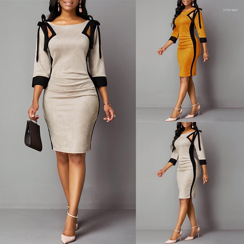 Casual Dresses Summer Arrivals Women Brushed Fabric Church Elegant Hollow Out 3/4 Sleeves Work Office Knee Length Formal DressCasual, Yellow
Casual Dresses Summer Arrivals Women Brushed Fabric Church Elegant Hollow Out 3/4 Sleeves Work Office Knee Length Formal DressCasual, Yellow