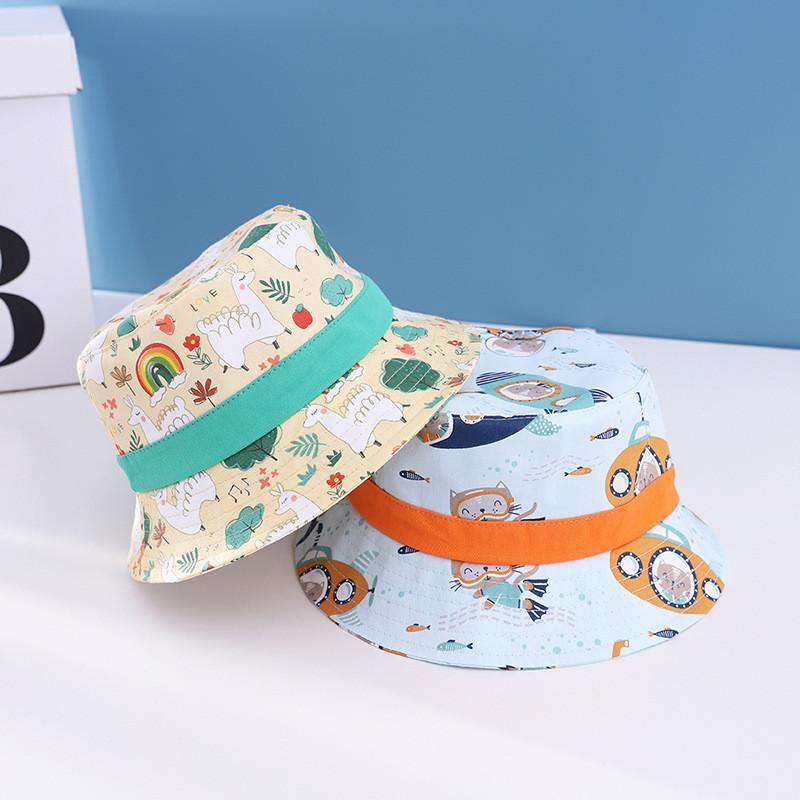 Berets Cartoon Print Cotton Bucket Hat Fisherman Outdoor Travel Sun Cap Hats For Child Boy And Girl 46, Blue
Berets Cartoon Print Cotton Bucket Hat Fisherman Outdoor Travel Sun Cap Hats For Child Boy And Girl 46, Blue