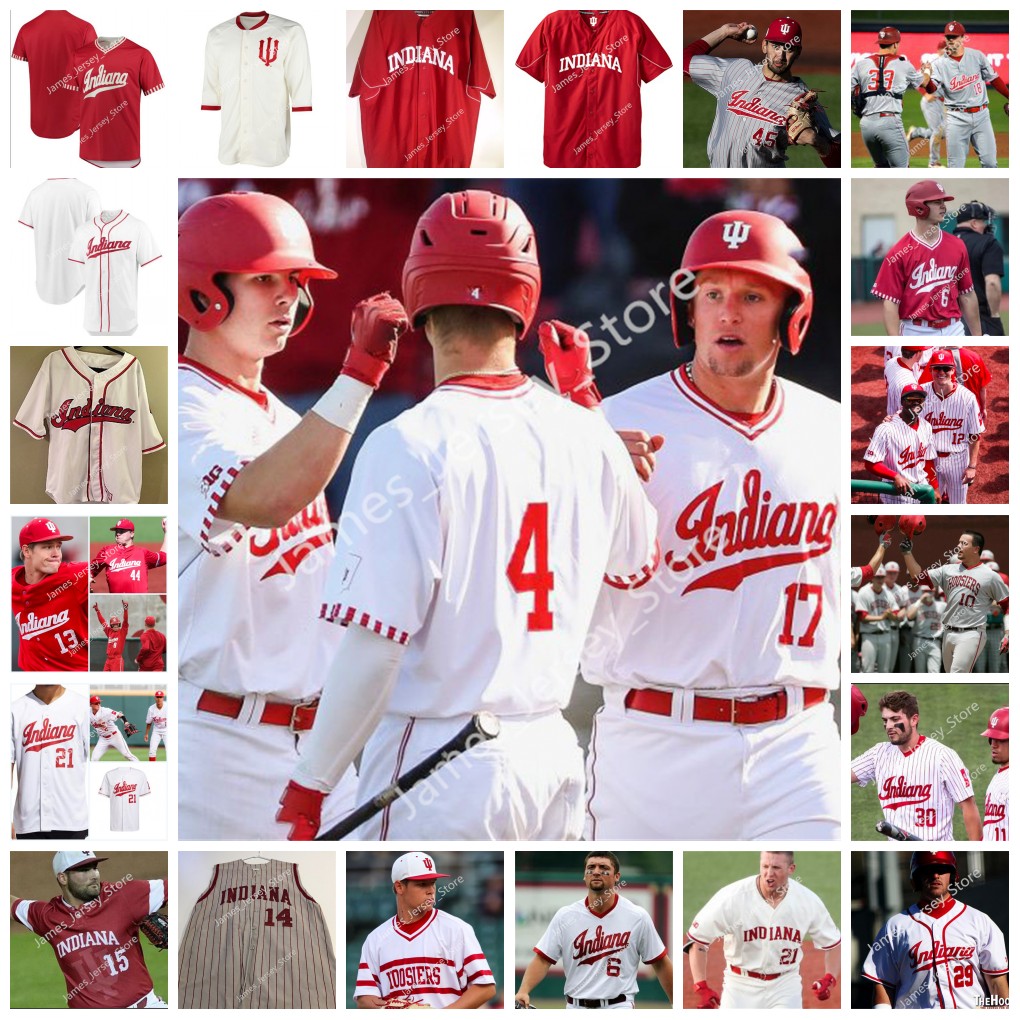 NCAA Custom Indiana Hoosiers College Stitched Baseball Jersey 28 SAM MURRISON 29 RYAN KRAFT 30 KIP FOUGEROUSSE 31 JACK WALKER 32 JOSH PYNE 33 JOE MORAN BRAYDON TUCKER
NCAA Custom Indiana Hoosiers College Stitched Baseball Jersey 28 SAM MURRISON 29 RYAN KRAFT 30 KIP FOUGEROUSSE 31 JACK WALKER 32 JOSH PYNE 33 JOE MORAN BRAYDON TUCKER