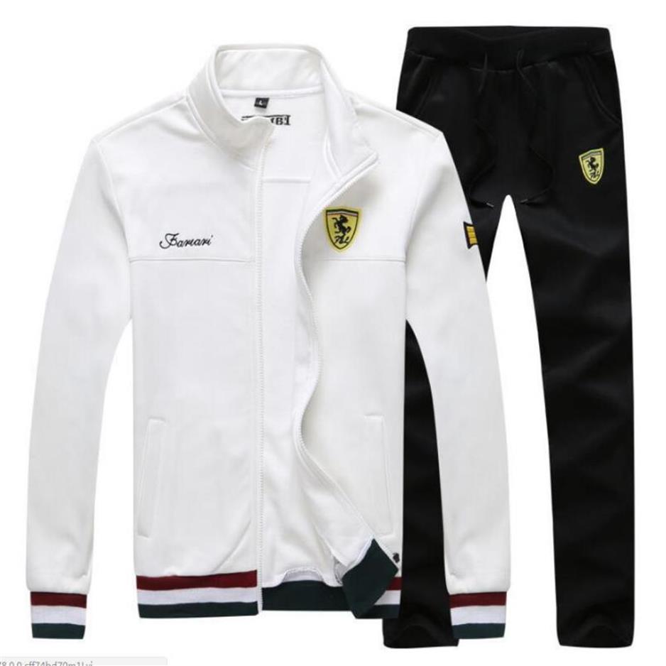 Men's Tracksuits Men Sportswear Set Brand Mens Tracksuit Sporting Fitness Clothing Two Pieces Long Sleeve Jacket + Pants Casu2540, White jackets
Men's Tracksuits Men Sportswear Set Brand Mens Tracksuit Sporting Fitness Clothing Two Pieces Long Sleeve Jacket + Pants Casu2540, White jackets