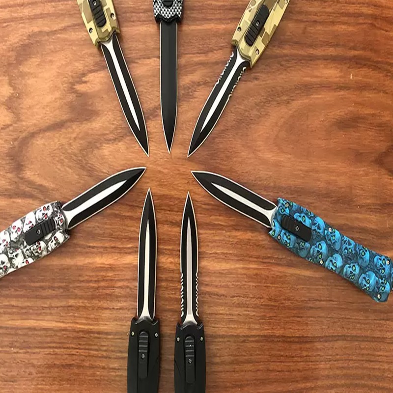 Bench BM Double Action Folding Automatic Knife 7 Style 440c EDC Tool Pocket Tactical 3300 3310 UT85 UT88 Auto Knives
Bench BM Double Action Folding Automatic Knife 7 Style 440c EDC Tool Pocket Tactical 3300 3310 UT85 UT88 Auto Knives