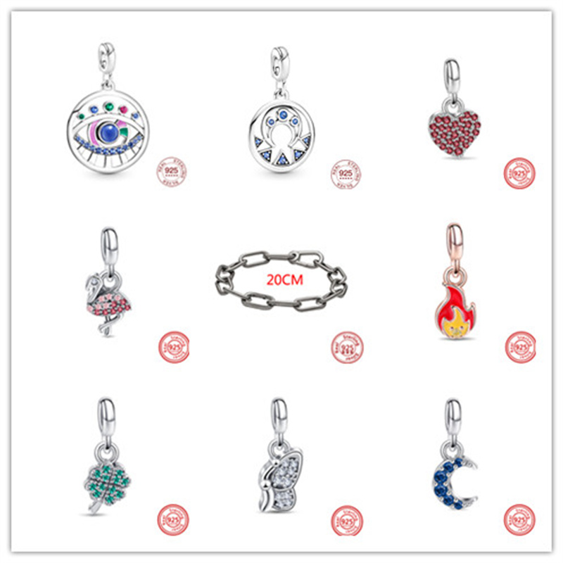 New s925 Sterling Silver Loose Beads Beads Starfish Charm Bracelet U Chain Original Fit Pandora Necklace bangle Fashion Flower Pendant Women Jewelry Gifts
New s925 Sterling Silver Loose Beads Beads Starfish Charm Bracelet U Chain Original Fit Pandora Necklace bangle Fashion Flower Pendant Women Jewelry Gifts