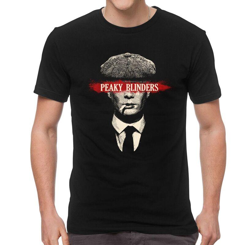 Men' T-Shirts Vintage Peaky Blinders Tshirts Men Stylish Tee Tops Cotton T Shirts Short Sleeve Shelby Brothers Gift ClothingMen, Black
Men' T-Shirts Vintage Peaky Blinders Tshirts Men Stylish Tee Tops Cotton T Shirts Short Sleeve Shelby Brothers Gift ClothingMen, Black