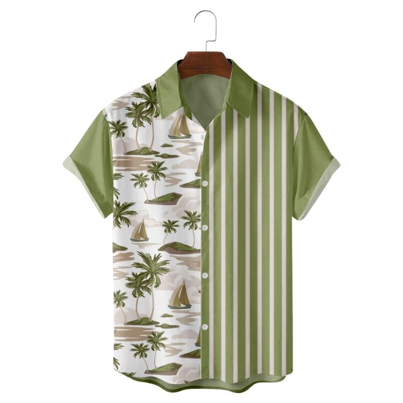 Men's Casual Shirts Summer Short Sleeve Pocket Shirt Hawaii Style Printing For Men Women TopsMen's
Men's Casual Shirts Summer Short Sleeve Pocket Shirt Hawaii Style Printing For Men Women TopsMen's