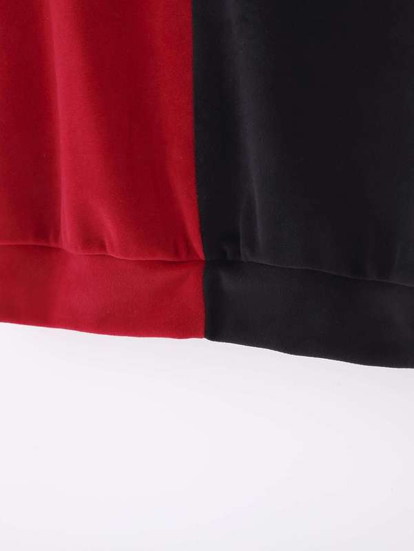 Toddler Boys Two Tone Drop Shoulder Sweatshirt SHE