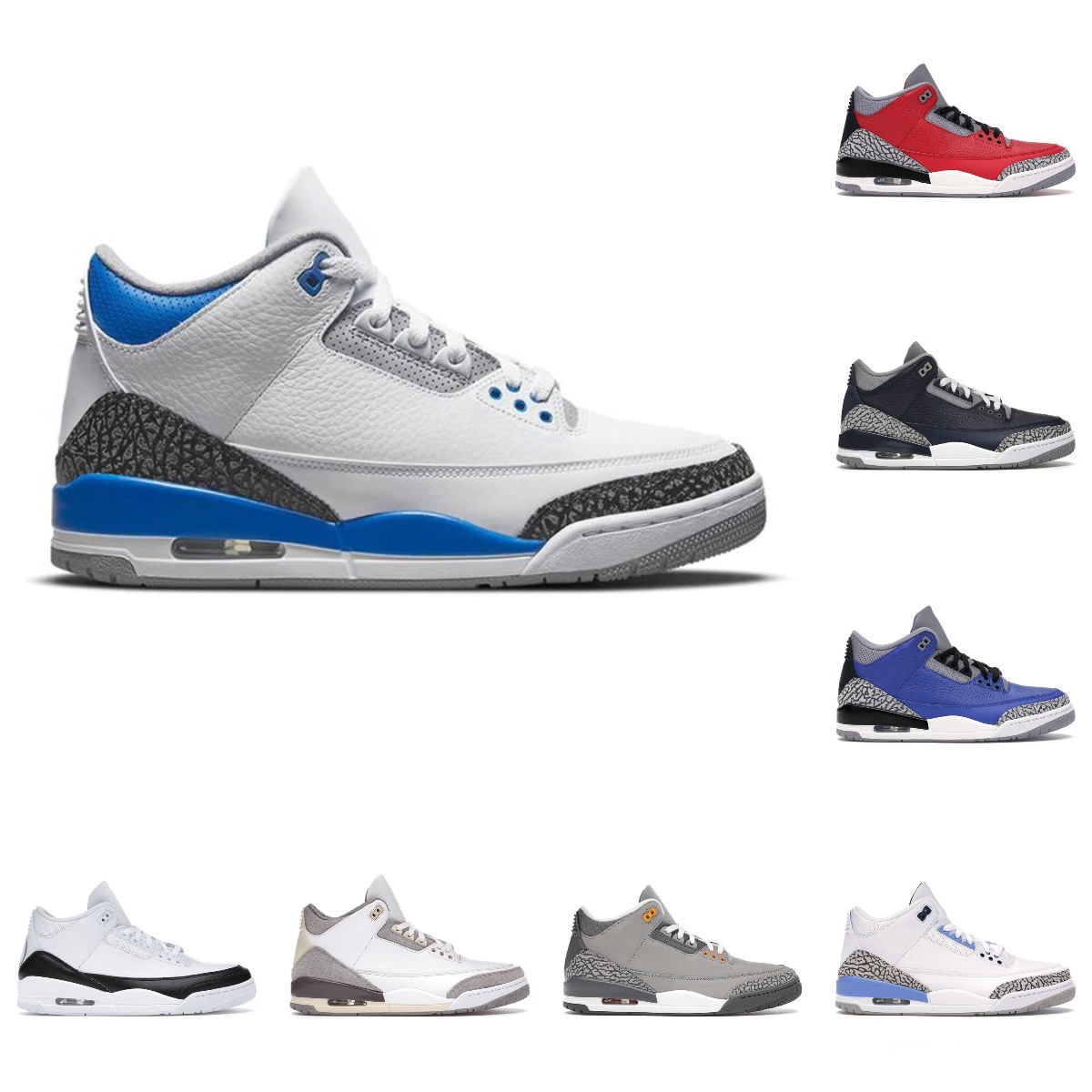 2022 new 3 Men Basketball Shoes 3s Black Cement Racer Blue Fire Cardinal Red Court Purple Cool Grey UNC Laser Orange Katrina Mens Sneakers Sports, Bubble column
2022 new 3 Men Basketball Shoes 3s Black Cement Racer Blue Fire Cardinal Red Court Purple Cool Grey UNC Laser Orange Katrina Mens Sneakers Sports, Bubble column