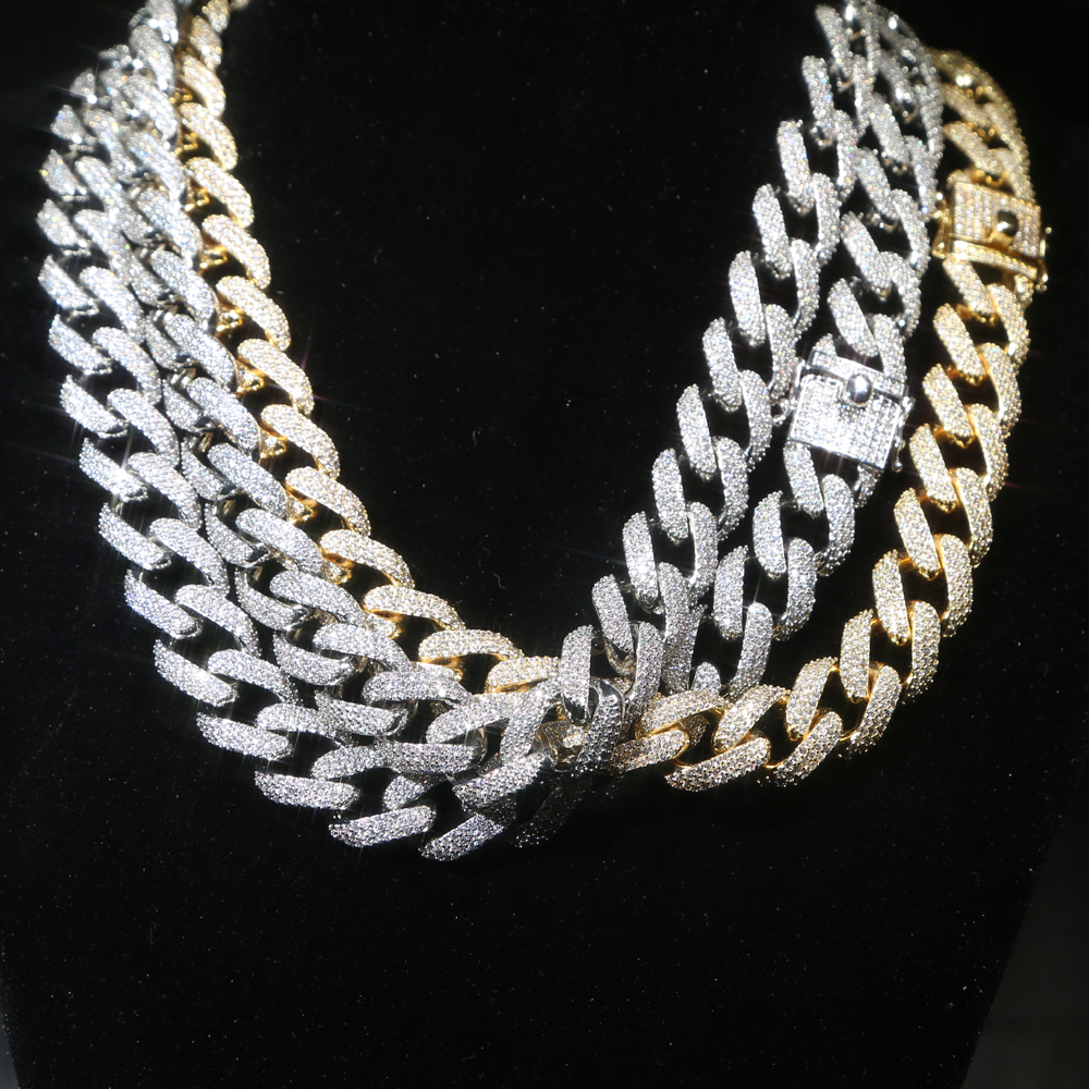 Men 's Hip Hop Wide Thick Choker Coffee Bean Necklace Pig Nose Rhinestone Charm Paved With Cz Punk Jewelry Gift New Style