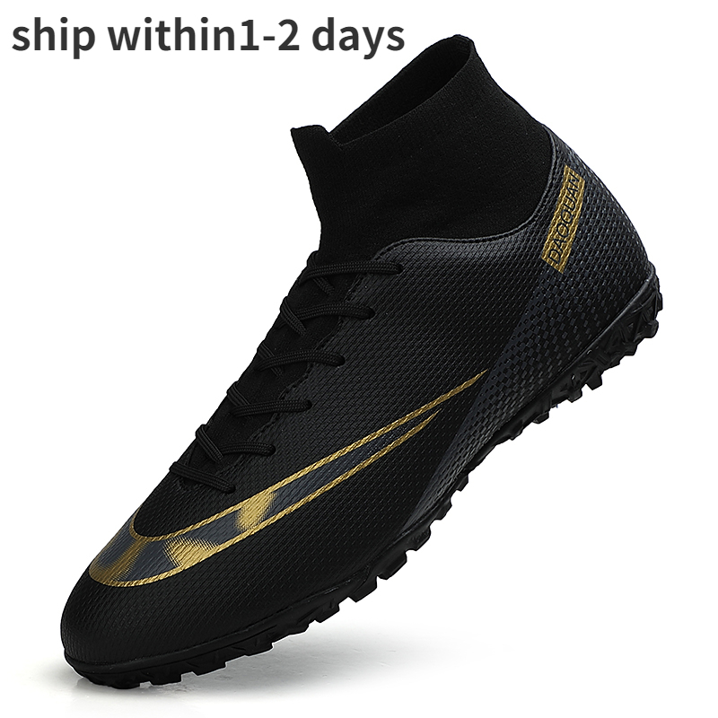 Size 32 High Ankle Soccer Shoes Outdoor Non Slip AG TF Football Boots Kids Boys Ultralight Cleats Sneakers 220812, White 2050 tf
Size 32 High Ankle Soccer Shoes Outdoor Non Slip AG TF Football Boots Kids Boys Ultralight Cleats Sneakers 220812, White 2050 tf