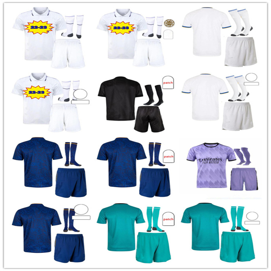 2022 2023 soccer jerseys Men Kids kit Jersey shorts Socks 22 23 maillots Madrids de foot Real BENZEMA CAMAVINGA ALABA ASENSIO VINI JR. ALABA HAZARD Football Shirts, 22/23 home
2022 2023 soccer jerseys Men Kids kit Jersey shorts Socks 22 23 maillots Madrids de foot Real BENZEMA CAMAVINGA ALABA ASENSIO VINI JR. ALABA HAZARD Football Shirts, 22/23 home