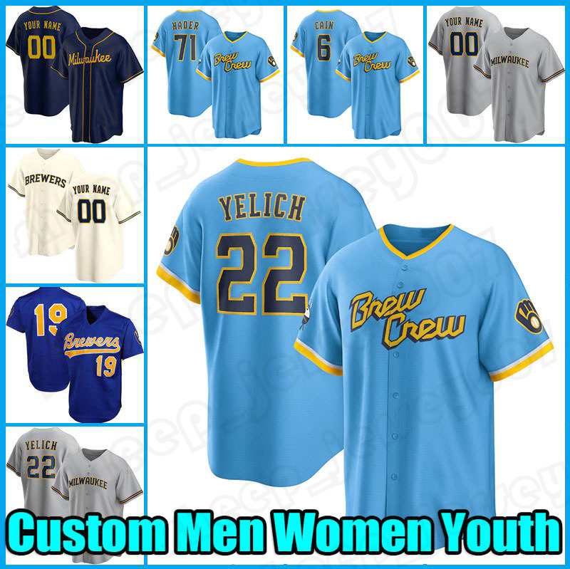 Baseball Jersey Christian Yelich Brewers 2022 City Connect Milwaukee Willy Adames Corbin Burnes Josh Harder Rowdy Tellez Eduardo Escobar Kolten Wong Lorenzo Cain, Custom men retro(niangjiuren)
Baseball Jersey Christian Yelich Brewers 2022 City Connect Milwaukee Willy Adames Corbin Burnes Josh Harder Rowdy Tellez Eduardo Escobar Kolten Wong Lorenzo Cain, Custom men retro(niangjiuren)