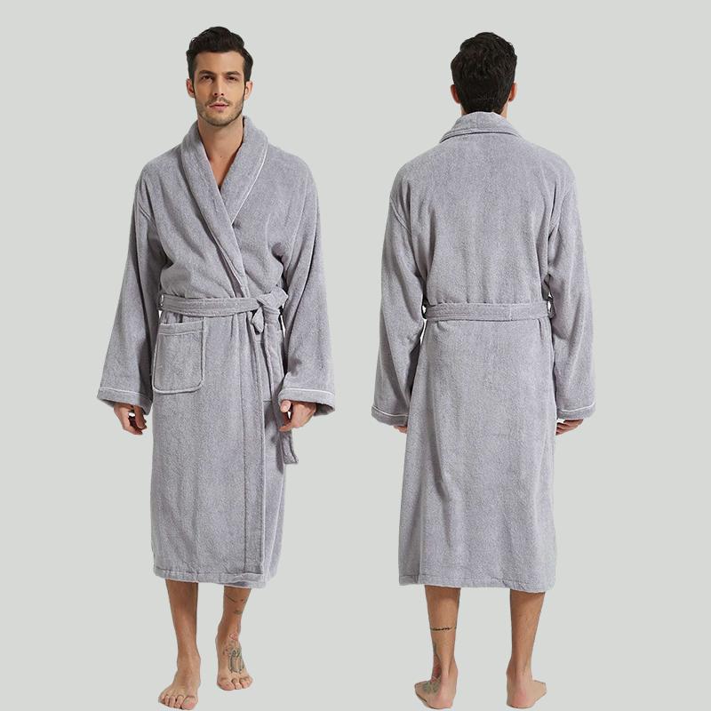 Men's Sleepwear Bathrobe Men Luxury Cotton White Towel Fleece Robes For Male Plaid Long Bath Robe Bride Dressing GownMen's, Blue
Men's Sleepwear Bathrobe Men Luxury Cotton White Towel Fleece Robes For Male Plaid Long Bath Robe Bride Dressing GownMen's, Blue