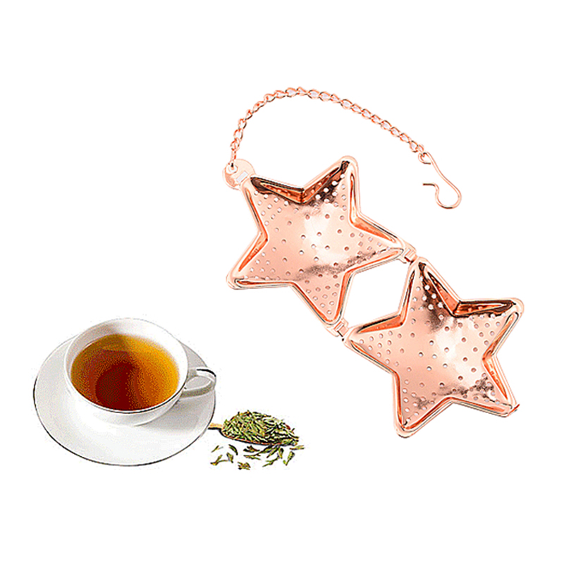 Stainless Steel Ball Infuser Strainer Tools Loose Leaf Tea Filters Seasoning Spices Diffuser Star Shaped Kdjk2204 0723