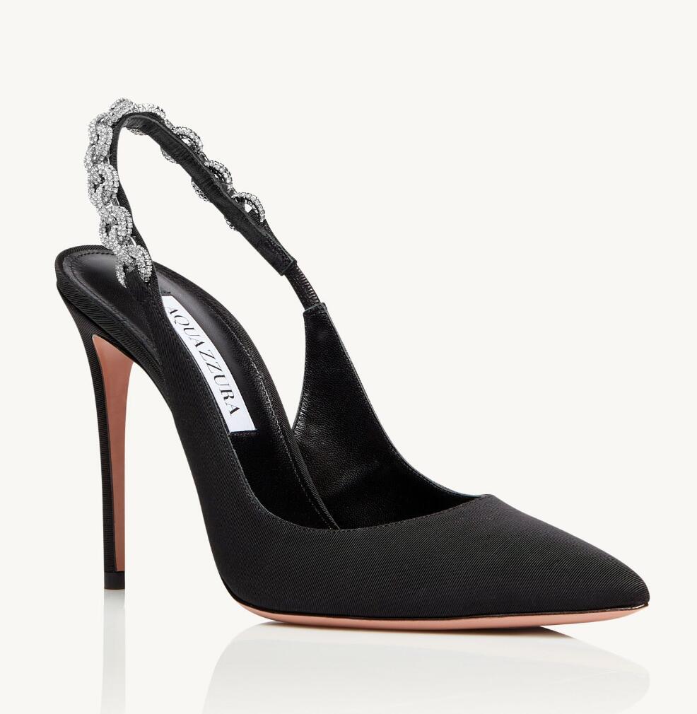 Luxury Aquazzu Crystal Love Link Sling Leather Sandals Shoes Women Pumps Pointed Toe High Heels Lady Gladiator Sandalias Party Wedding Comfort Walking
Luxury Aquazzu Crystal Love Link Sling Leather Sandals Shoes Women Pumps Pointed Toe High Heels Lady Gladiator Sandalias Party Wedding Comfort Walking