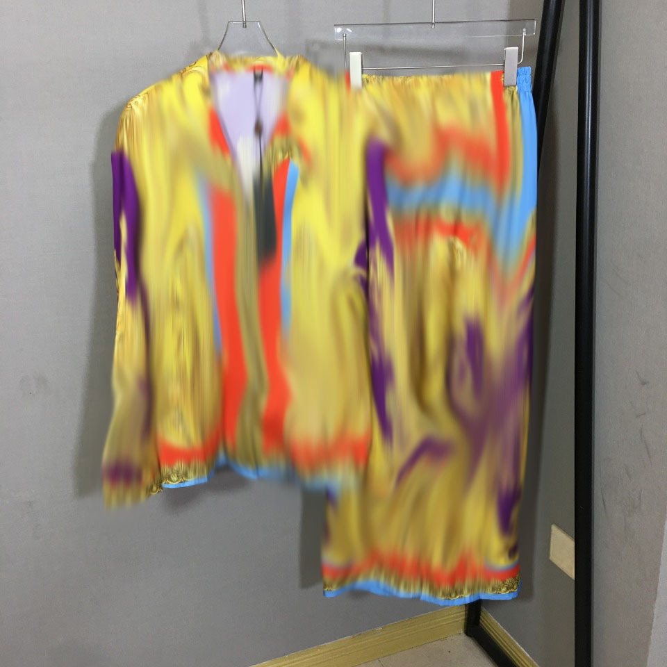 226 2022 Spring Summer Brand Same Style Long Pants Yellow Lapel Neck Two PIeces Sets High Quality Women's Two Piece Polyester MEIYI, Customize
226 2022 Spring Summer Brand Same Style Long Pants Yellow Lapel Neck Two PIeces Sets High Quality Women's Two Piece Polyester MEIYI, Customize