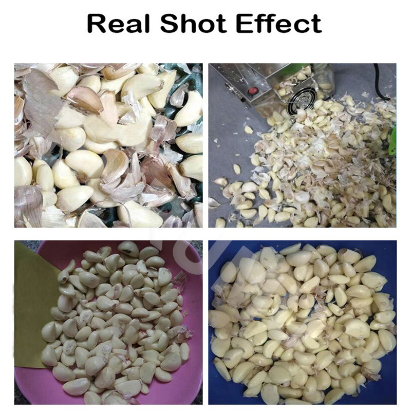 25kg/h Commercial Garlic Peelers Automatic Garlic Peeling Machine