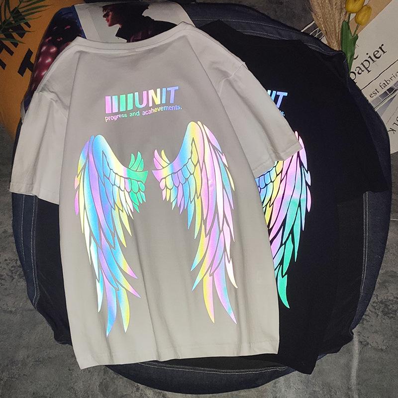 Men' T-Shirts Hip- Men' T-Shirt Loose O-Neck Wing Reflective Print Plus Size Short Sleeve Top Graphic T Shirts StreetwearMen' Men'sMe, Black
Men' T-Shirts Hip- Men' T-Shirt Loose O-Neck Wing Reflective Print Plus Size Short Sleeve Top Graphic T Shirts StreetwearMen' Men'sMe, Black
