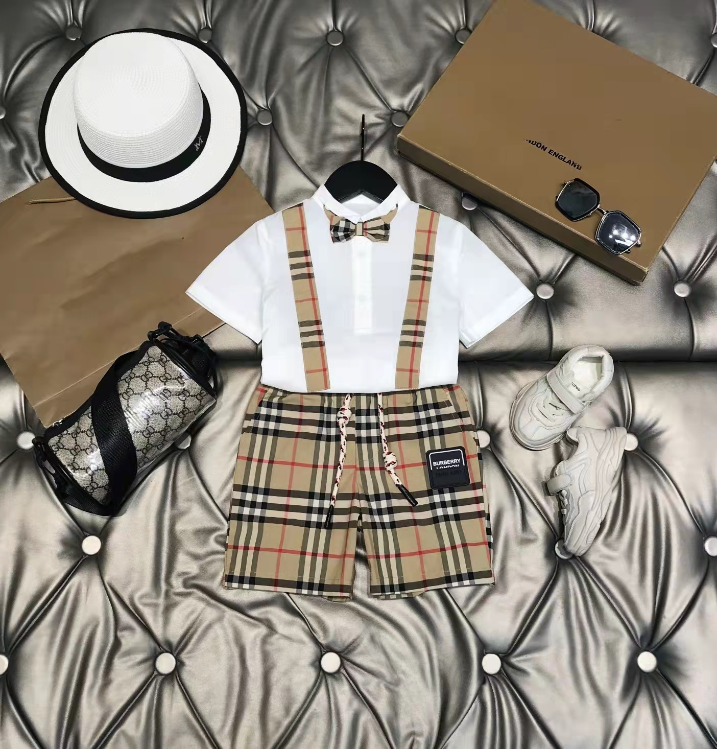 kid summer clothing sets set 100-150cm shorts +thousers fashion designer boutique clothes cotton materials wholesale 2022, Customize
kid summer clothing sets set 100-150cm shorts +thousers fashion designer boutique clothes cotton materials wholesale 2022, Customize