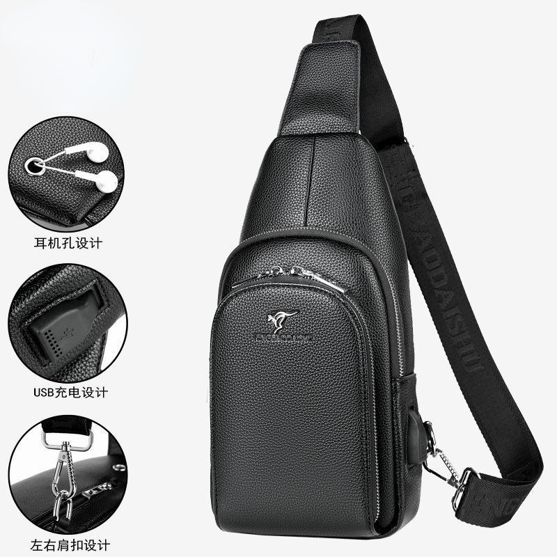 Chest Bag Men's Casual Messenger Bags Soft Leather Shoulder Large Capacity Chests Men Bag Hip Travel Belt Sports Wallet, Sky blue
Chest Bag Men's Casual Messenger Bags Soft Leather Shoulder Large Capacity Chests Men Bag Hip Travel Belt Sports Wallet, Sky blue