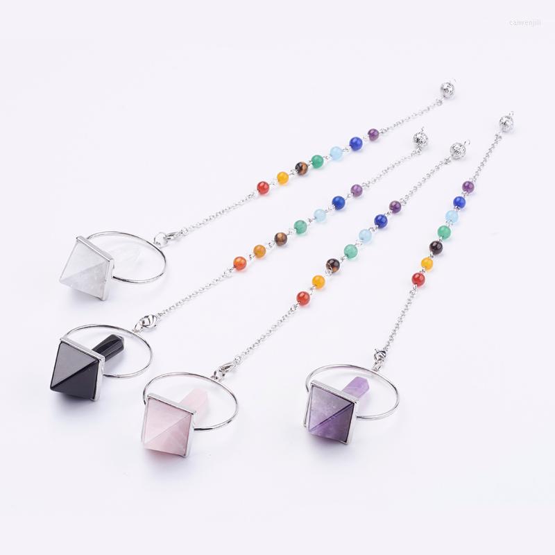 Pendant Necklaces Strands/lot Purple Pink Black Clear Chakra Dowsing Pendulum Pendants With Brass Chain & Lobster Claw Clasps Metal Find
Pendant Necklaces Strands/lot Purple Pink Black Clear Chakra Dowsing Pendulum Pendants With Brass Chain & Lobster Claw Clasps Metal Find