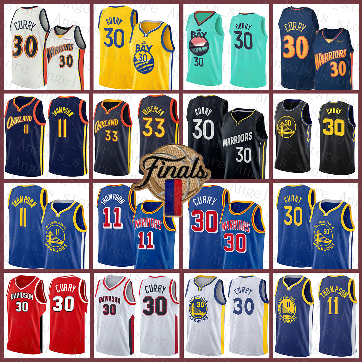 Golden Blue State Grey Warriores 30 33 11 Basketball Jersey Stephen Curry James Wiseman Klay Thompson 2022 New Patch 03, Jersey-yongshi
Golden Blue State Grey Warriores 30 33 11 Basketball Jersey Stephen Curry James Wiseman Klay Thompson 2022 New Patch 03, Jersey-yongshi