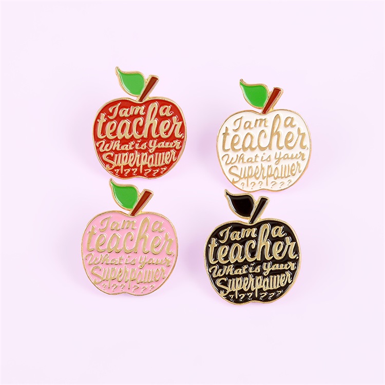 Customized Apple Enamel Pins Personality Teacher Gift Women Jewelry Accessories Baking Paint Alloy Custom Pin Brooches Manufacture 1037 D3
Customized Apple Enamel Pins Personality Teacher Gift Women Jewelry Accessories Baking Paint Alloy Custom Pin Brooches Manufacture 1037 D3