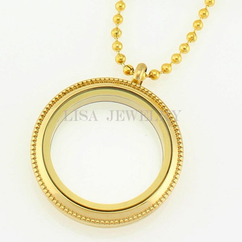 Pendant Necklaces 30mm Gold Round Floating Charms Locket Stainless Steel Glass Twist Screw Lockets With 80CM Chain 10pcs CharmsPendant
Pendant Necklaces 30mm Gold Round Floating Charms Locket Stainless Steel Glass Twist Screw Lockets With 80CM Chain 10pcs CharmsPendant