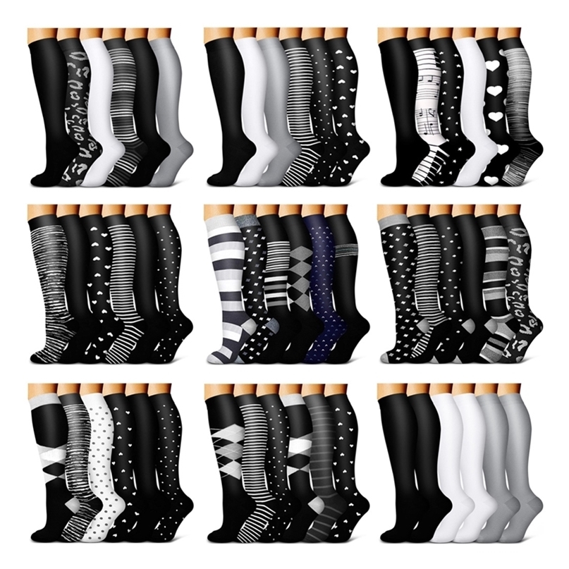 5 6 Pairs Men and Women Compression Socks Circulation Recovery Varicose Veins Nursing Travel Running Hiking Sports 220518, 6 pairs-yy006
5 6 Pairs Men and Women Compression Socks Circulation Recovery Varicose Veins Nursing Travel Running Hiking Sports 220518, 6 pairs-yy006