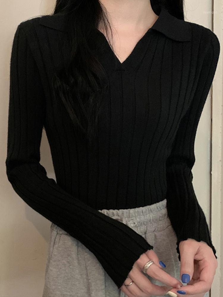 Women's Sweaters Black V-Neck Sweater Pullover Wear Autumn With Fashion Bottoming Shirt 2022 Slim Long Sleeve Upper Garment, Green
Women's Sweaters Black V-Neck Sweater Pullover Wear Autumn With Fashion Bottoming Shirt 2022 Slim Long Sleeve Upper Garment, Green