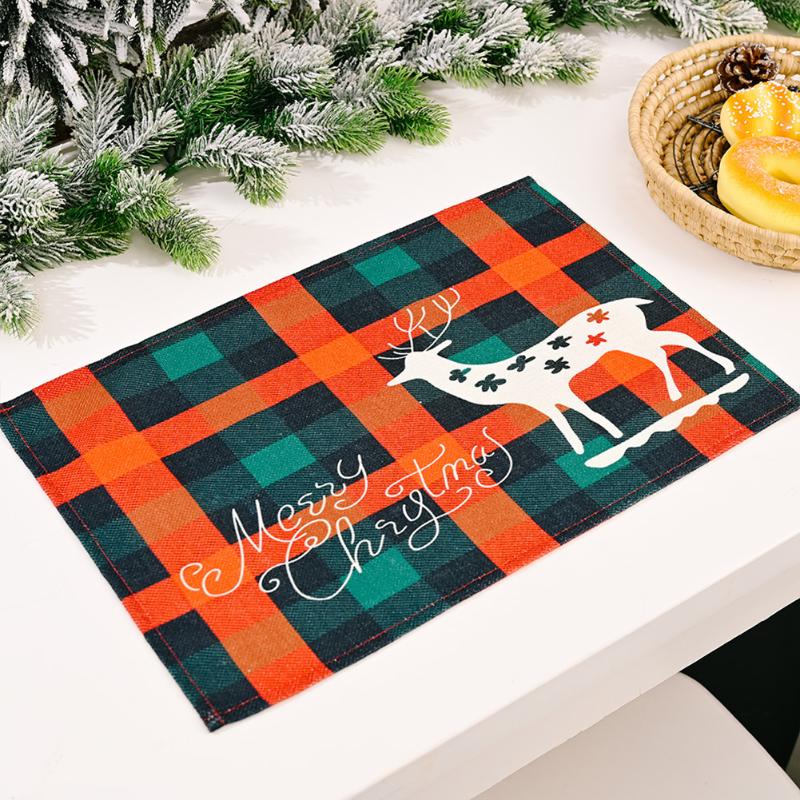 Mats & Pads Merry Christmas Cotton Linen Placemat Ornament Decoration For Home Cristmas Table Kitchen Deco Xmas Year
Mats & Pads Merry Christmas Cotton Linen Placemat Ornament Decoration For Home Cristmas Table Kitchen Deco Xmas Year