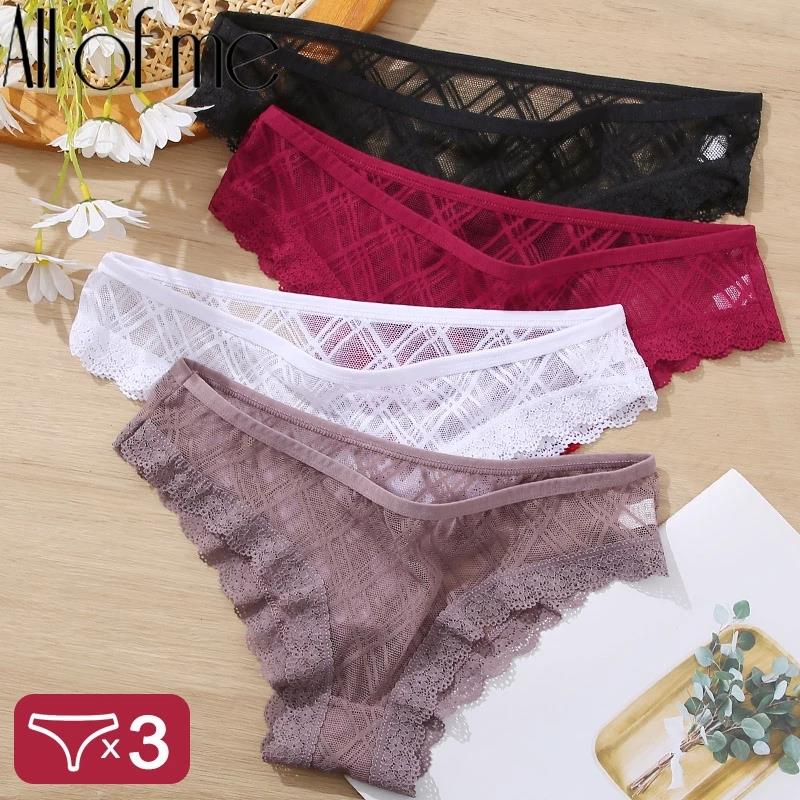 3pcs Set Women Panties Sexy Underwear Lace Lingerie Female Floral Briefs Perspective Finetoo Design Ladies Pantys, Set 4
3pcs Set Women Panties Sexy Underwear Lace Lingerie Female Floral Briefs Perspective Finetoo Design Ladies Pantys, Set 4