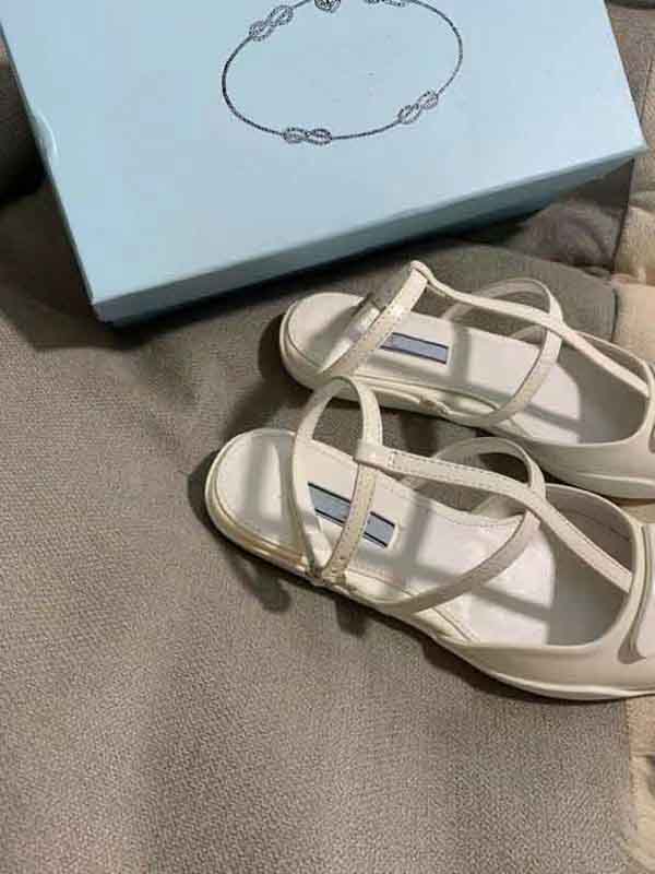 Women flat sandal high heels lady shoes brushed genuine leather slingback pumps pointed toe black white ankle strap flat 35-42 box